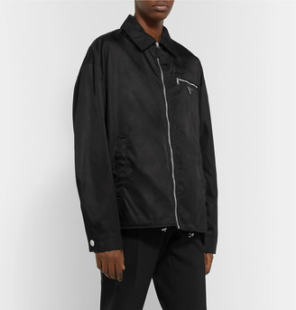 Prada Oversized Logo-Appliqued Nylon Blouson Jacket