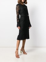 Thumbnail for your product : Tory Burch Lace-Pattern Fitted Dress