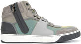 Thumbnail for your product : Lanvin zipped hi-top sneakers