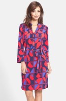 Thumbnail for your product : Donna Morgan Geo Print Jersey Shirtdress