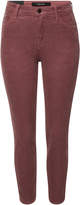 Thumbnail for your product : J Brand Alana High Rise Cropped Skinny Corduroys