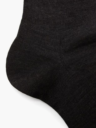 Falke No. 6 Merino-wool Blend Socks - Dark Grey