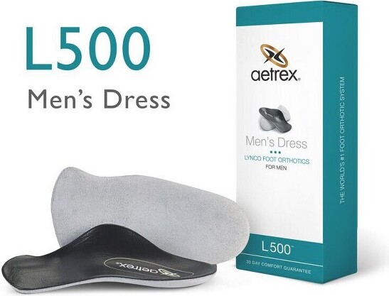 Aetrex Men'sDressOrthotics-3/4InsoleforDressShoes