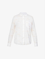 Thumbnail for your product : Rails Charli cheetah-print linen-blend shirt