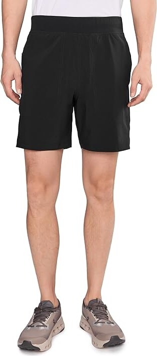 Free Fly Lined Active Breeze Shorts - 7 Men's Shorts Black : LG Nylon/Spandex