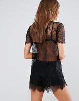 Thumbnail for your product : Hunkemoller Fine Lace Night Top