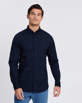 Thumbnail for your product : Tommy Hilfiger Men's Blue Business Shirts - Core Stretch Slim Poplin Shirt