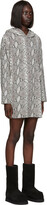 Thumbnail for your product : MM6 MAISON MARGIELA Gray Hooded Minidress