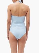 Thumbnail for your product : Heidi Klein Half Moon Montego Bay U-bar Swimsuit - Light Blue