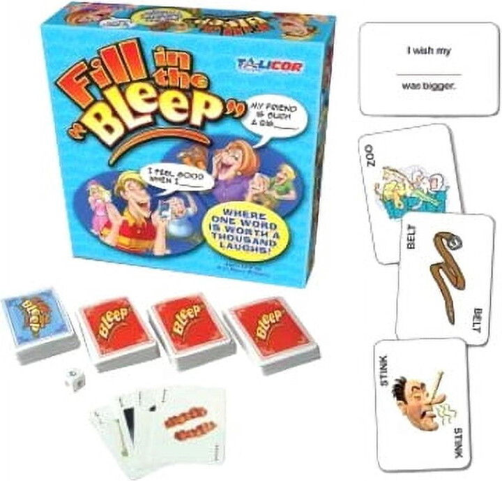 Talicor Fill In the Bleep Board Game,