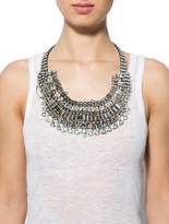 Thumbnail for your product : Tom Binns Crystal and Barbed Wire Collar Necklace Silver Crystal and Barbed Wire Collar Necklace