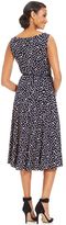 Thumbnail for your product : Jessica Howard Polka-Dot Belted Dress and Jacket