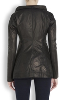Thumbnail for your product : Rick Owens Black worn leather jacket