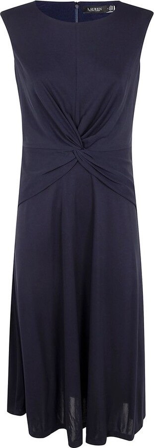 Lauren Ralph Lauren Tessane Sleeveless Flared Midi Dress