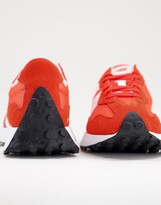 Thumbnail for your product : New Balance 327 trainers in red and white