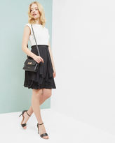 Thumbnail for your product : Ted Baker Ruffled monochrome dress