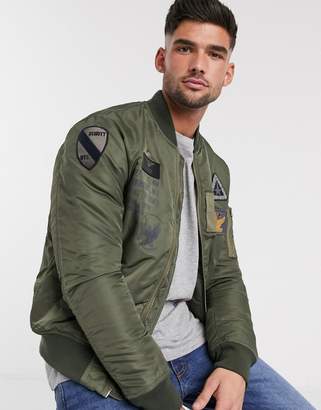 schott nylon flight jacket