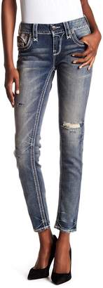 Rock Revival Faded Distressed Skinny Jeans