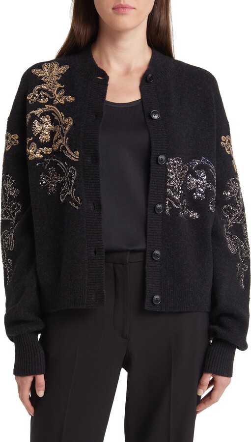 【ERNEST W. BAKER】EMBELLISHED CARDIGAN M ernest w. baker EMBELLISHED CARDIGAN New Arrivals Black Friday