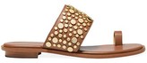 Thumbnail for your product : MICHAEL Michael Kors Sonya Flat Embellished Leather Sandals
