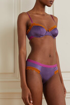 Thumbnail for your product : Dora Larsen Aralie Recycled Stretch-jersey And Lace Underwired Bra