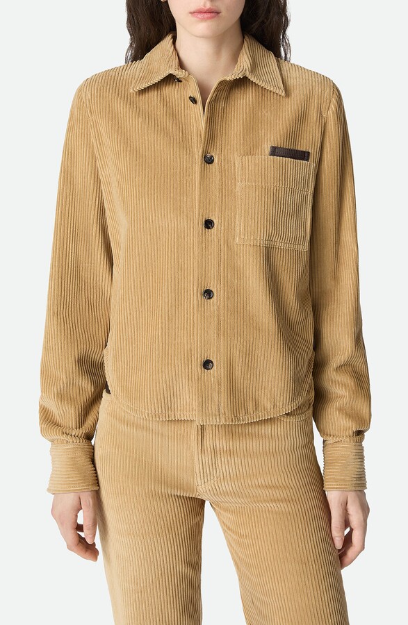 Bottega Veneta Cotton Corduroy Button-Up Shirt