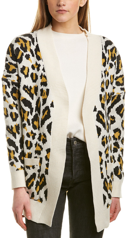 animal print cardigans