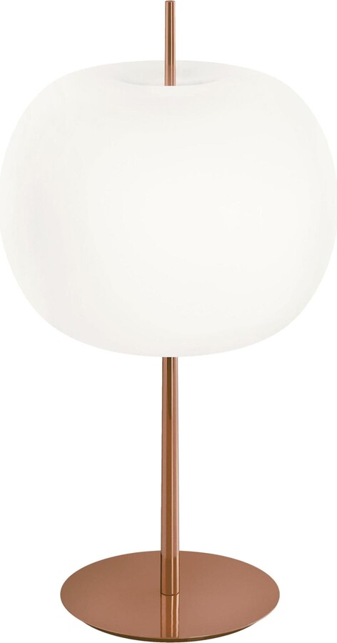 Alberto Saggia e Valerio Sommella 'kushi Xl' Opaline Glass And Copper Table Lamp For Kdln