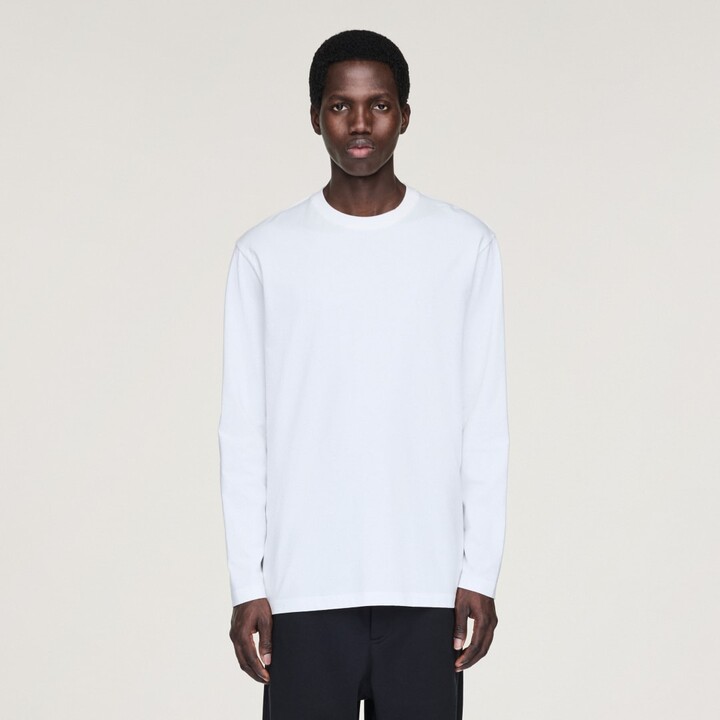 adidas Y-3 Graphic Long Sleeve Tee Core White 2XS Unisex
