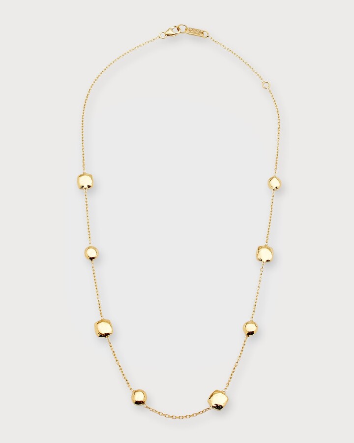 Ippolita Short Hammered Pinball Chain Necklace in 18K Gold ShopStyle