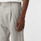 Thumbnail for your product : Burberry Logo Wool Jacquard Tailored Trousers