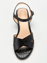 Thumbnail for your product : Office Measure Flat Sandal - Black
