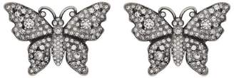 Gucci Crystal studded butterfly earrings
