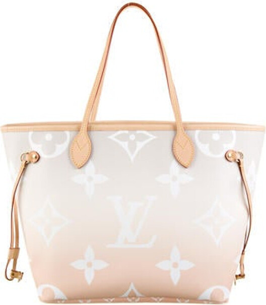 Louis Vuitton Pink 2021 Monogram By the Pool Neverfull MM Bag