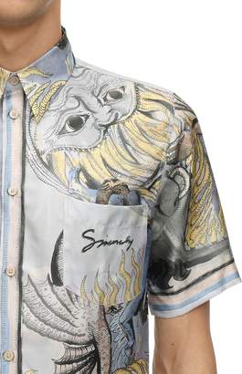 Givenchy Printed Silk Poplin Shirt