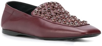 Fabiana Filippi Crystal-Embellished Loafers