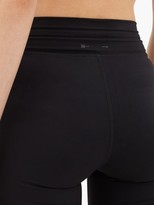 Thumbnail for your product : The Upside Velvet Side-stripe Technical Cycling Shorts - Black