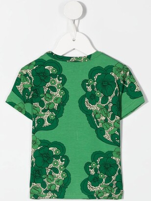 Mini Rodini floral-print T-shirt