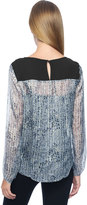 Thumbnail for your product : Ella Moss Lynx Contrast Yoke Top