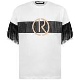 Thumbnail for your product : Relish RelishGirls Ivory & Black Tassel Top