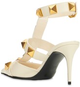 Thumbnail for your product : Valentino Garavani 80mm Roman Studs Leather Pumps