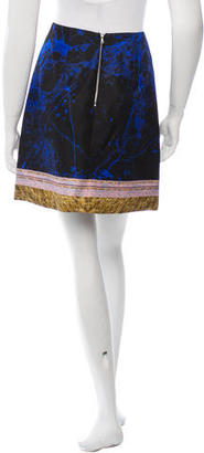 Josh Goot Silk Printed Skirt