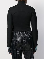 Thumbnail for your product : A-Cold-Wall* Knitted Cut-Out Crop Top
