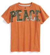 Thumbnail for your product : Tea Collection 'Peace' Graphic Cotton T-Shirt (Toddler Boys & Little Boys)