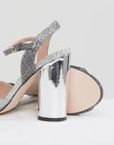 Thumbnail for your product : Miss KG Erin Glitter Mirrored Heel Sandals