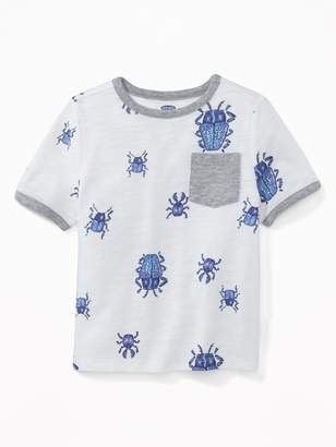 Old Navy Printed Pocket Tee for Toddler Boys