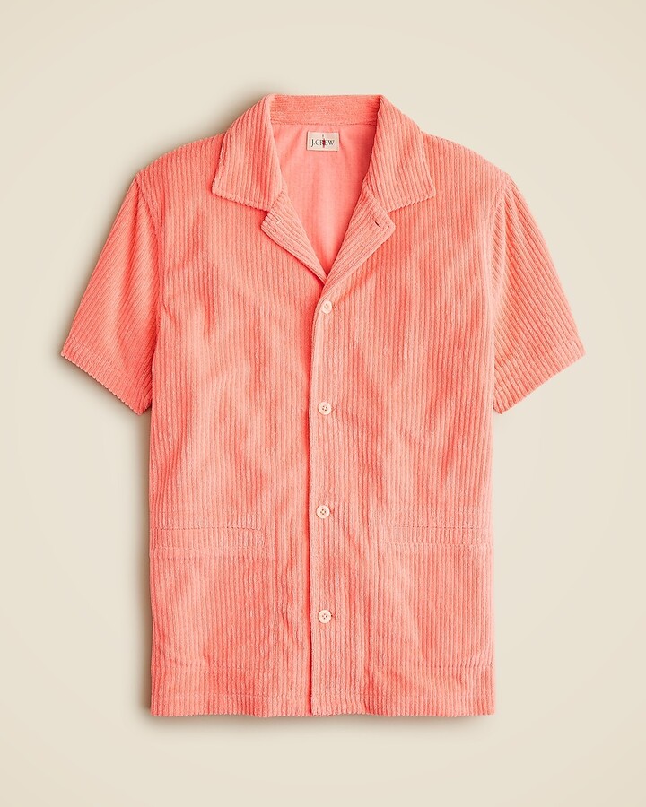 Piqué camp-collar shirt ShopStyle