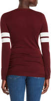 Thumbnail for your product : Pink Rose Armband Stripe Pullover Sweater