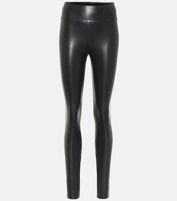 Wolford Edie faux leather leggings - ShopStyle