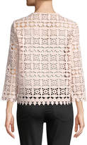 Thumbnail for your product : Neiman Marcus Crochet Lace Jacket